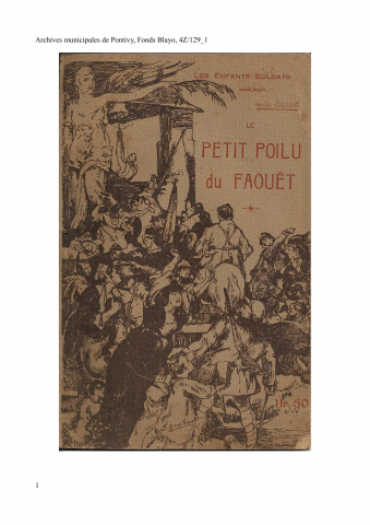 « Le petit poilu du Faouet » par Emile Gilles. 1919