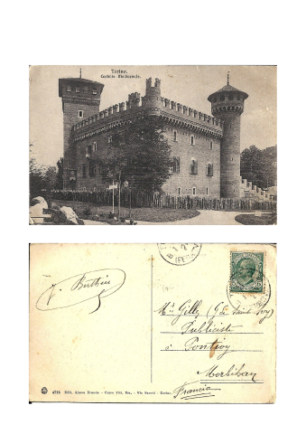 Une carte postale [Torino – Castello medioevale]